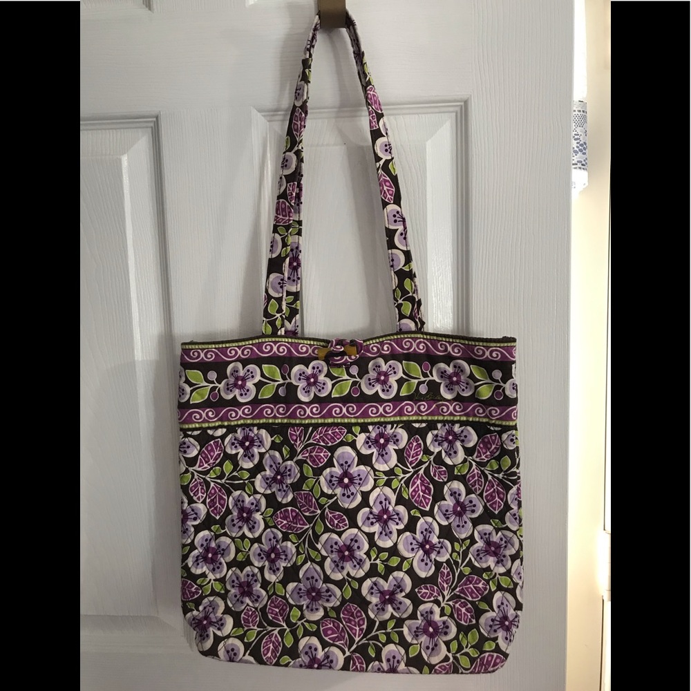 🎉Sale🎉Vera Bradley Plum Petals tote bag